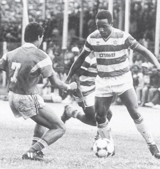 Wilberforce Mulamba vs Al Ahly in 1987