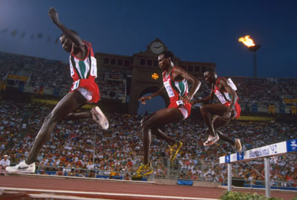 Mathew Birir, Patrick Sang, William Mutwol 1988 Olympics