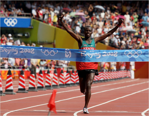Sammy Wanjiru 2008 Olympic gold