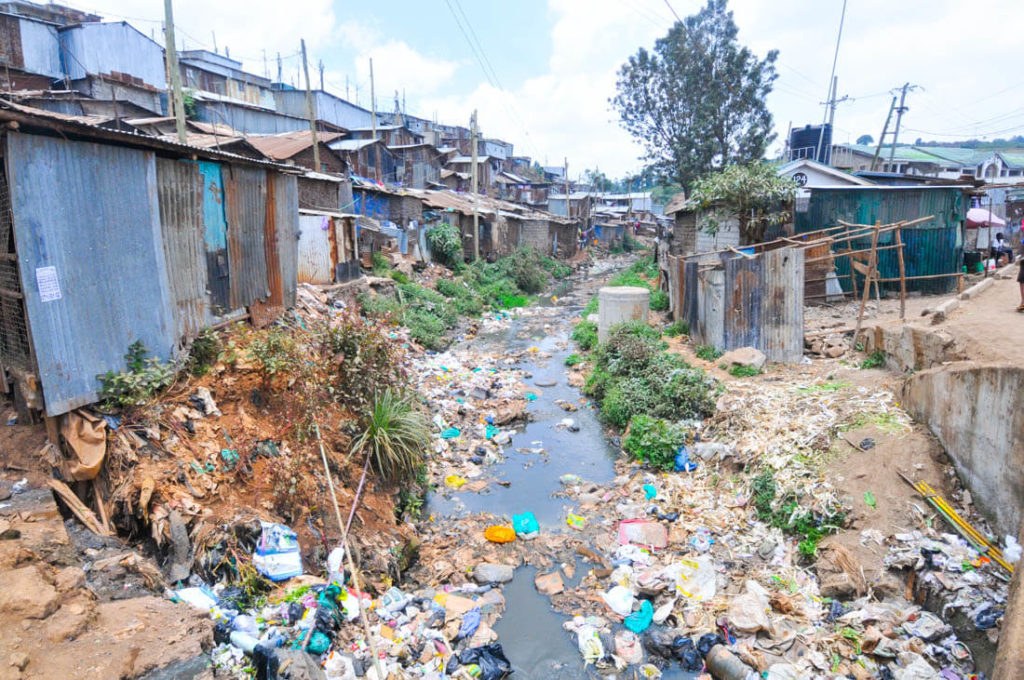 Open sewers kibera