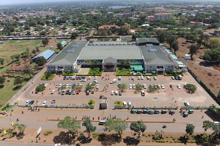 Aerial view of United mall Kisumu